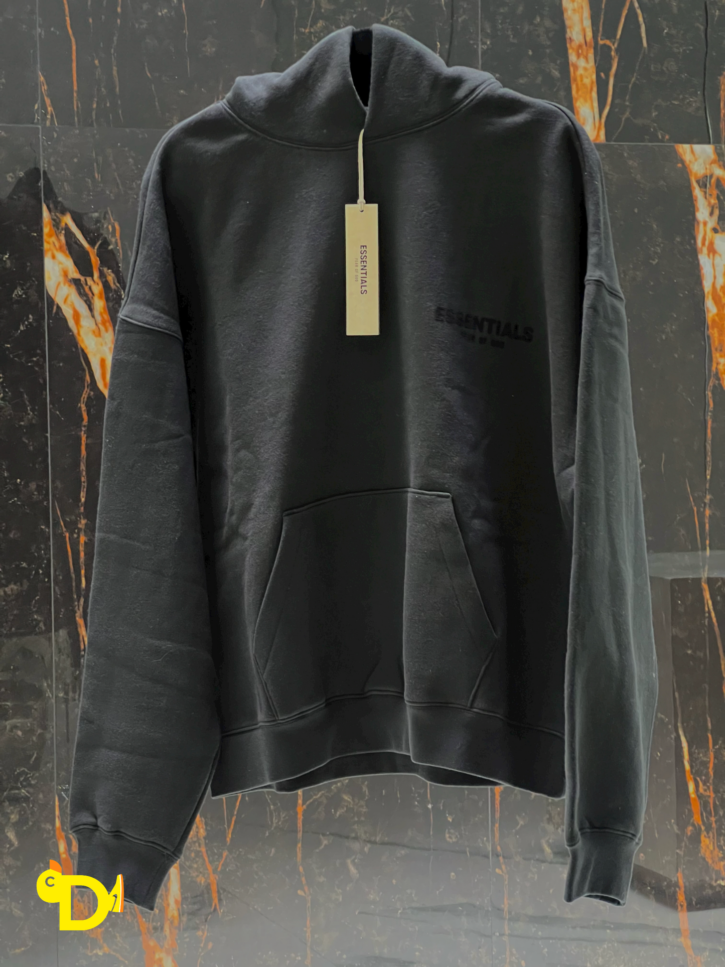 Fear Of God Essentials Hoodie "Stretch Limo/Black"