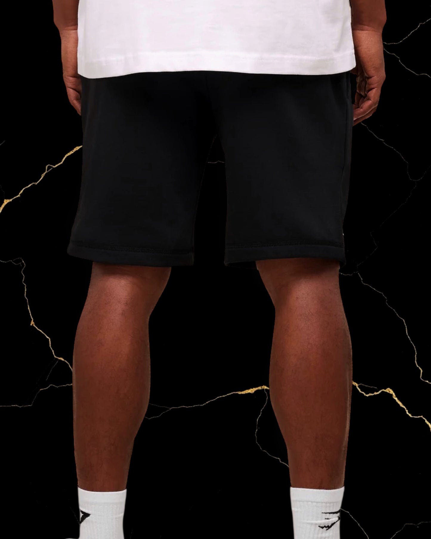 Double Bicep 9" Shorts "Black"