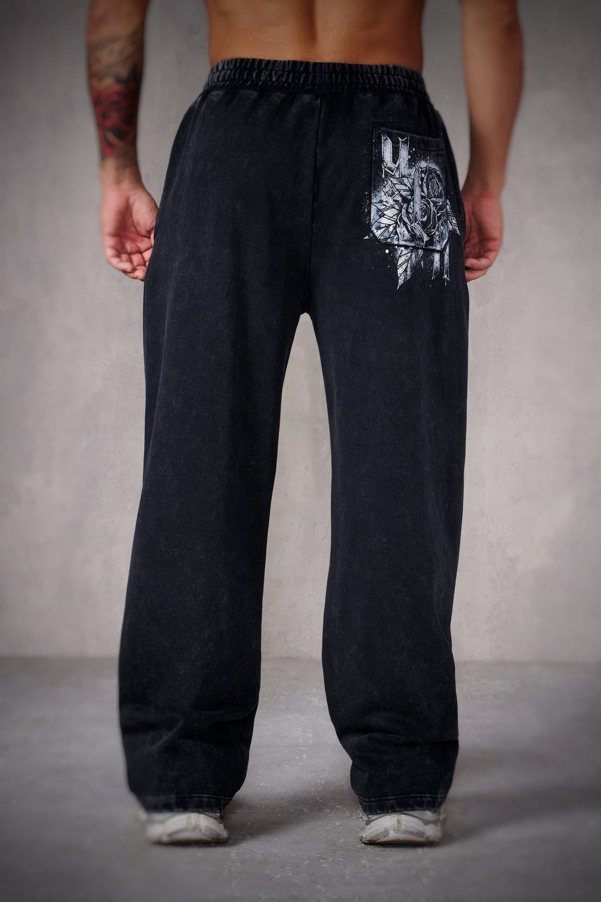 Dynasty Sweats-Black Wash -2116