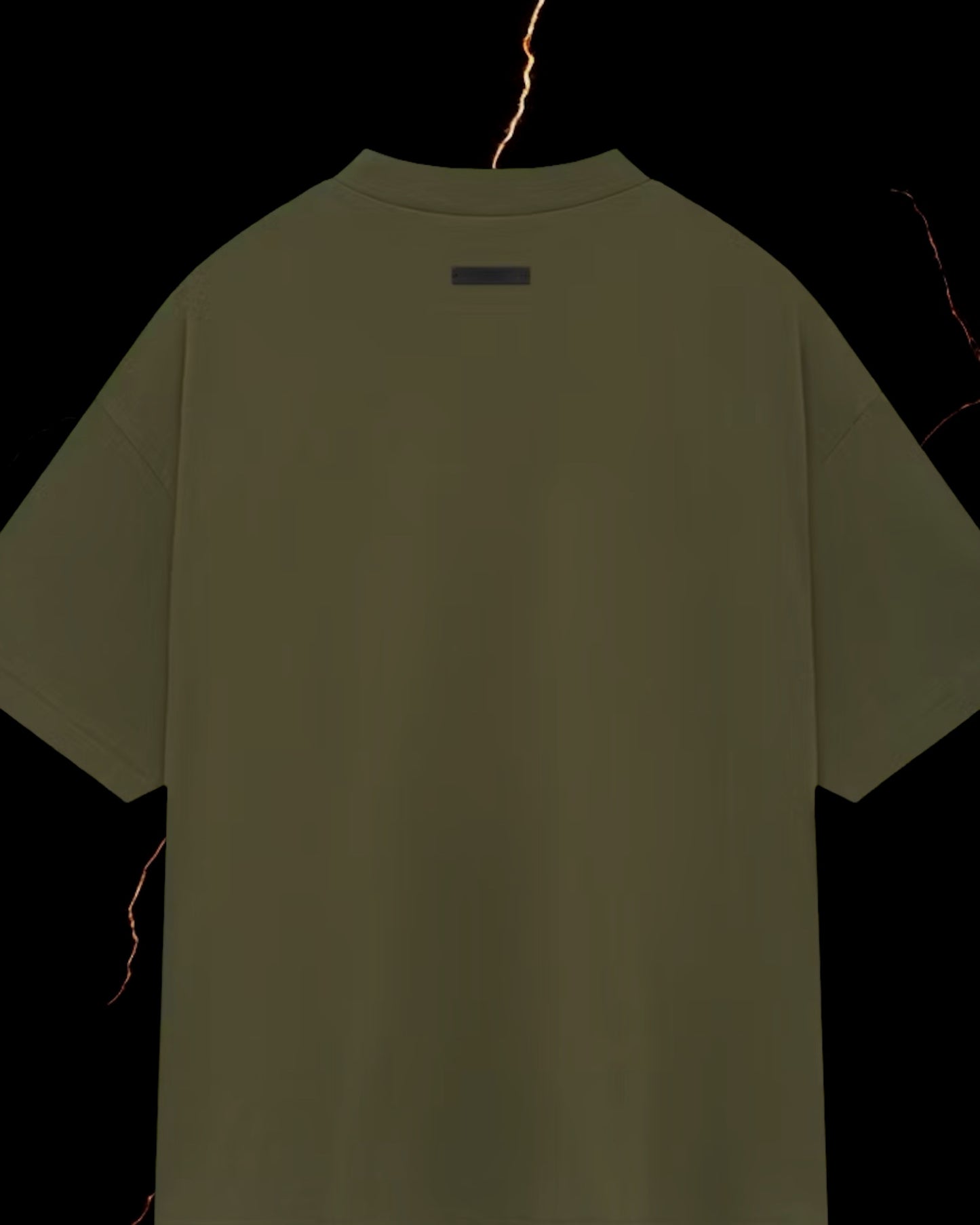 Essentials Jersey Crewneck tee "Military"