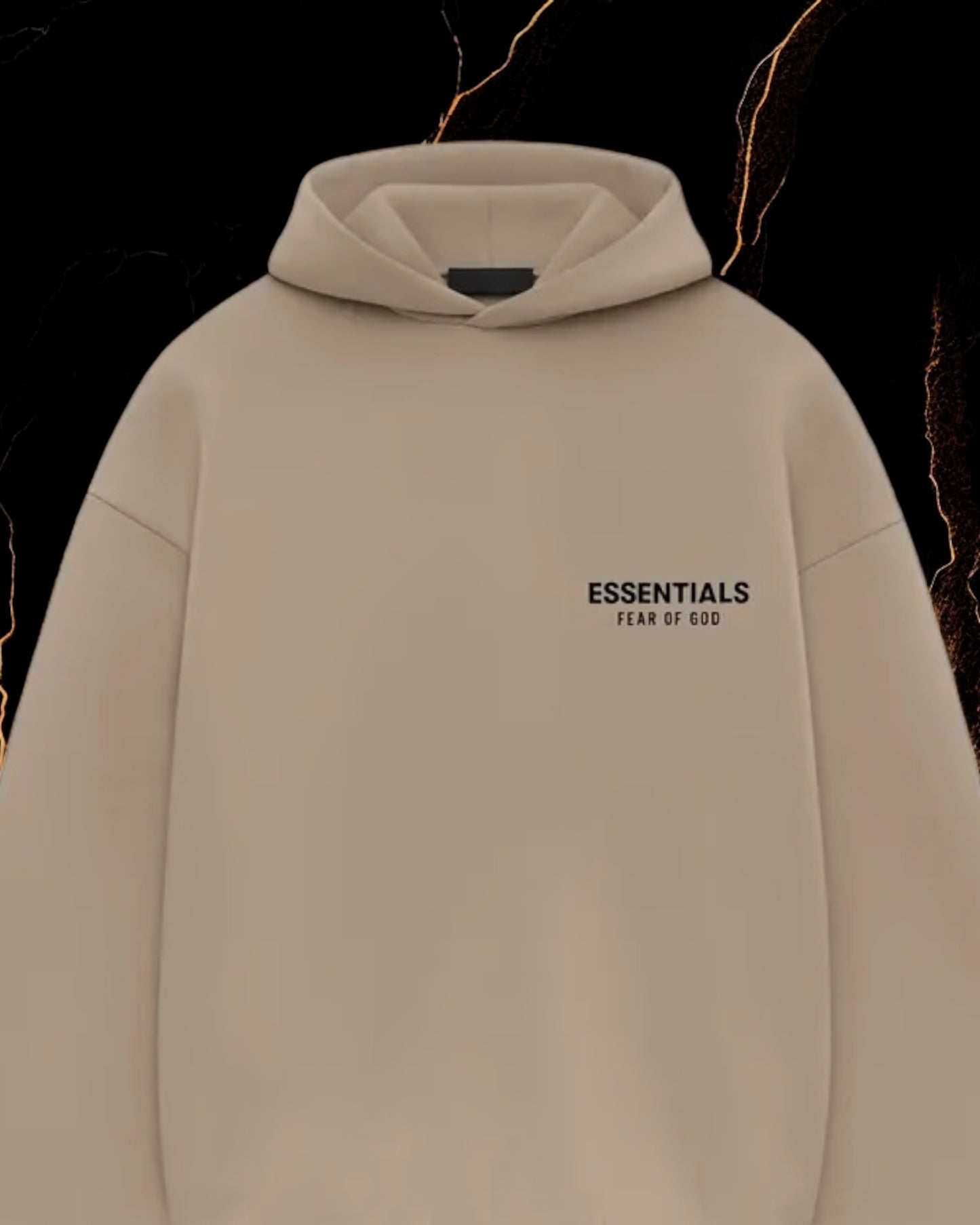 Fear Of God Essentials Fleece Hoodie "Desert Sand"