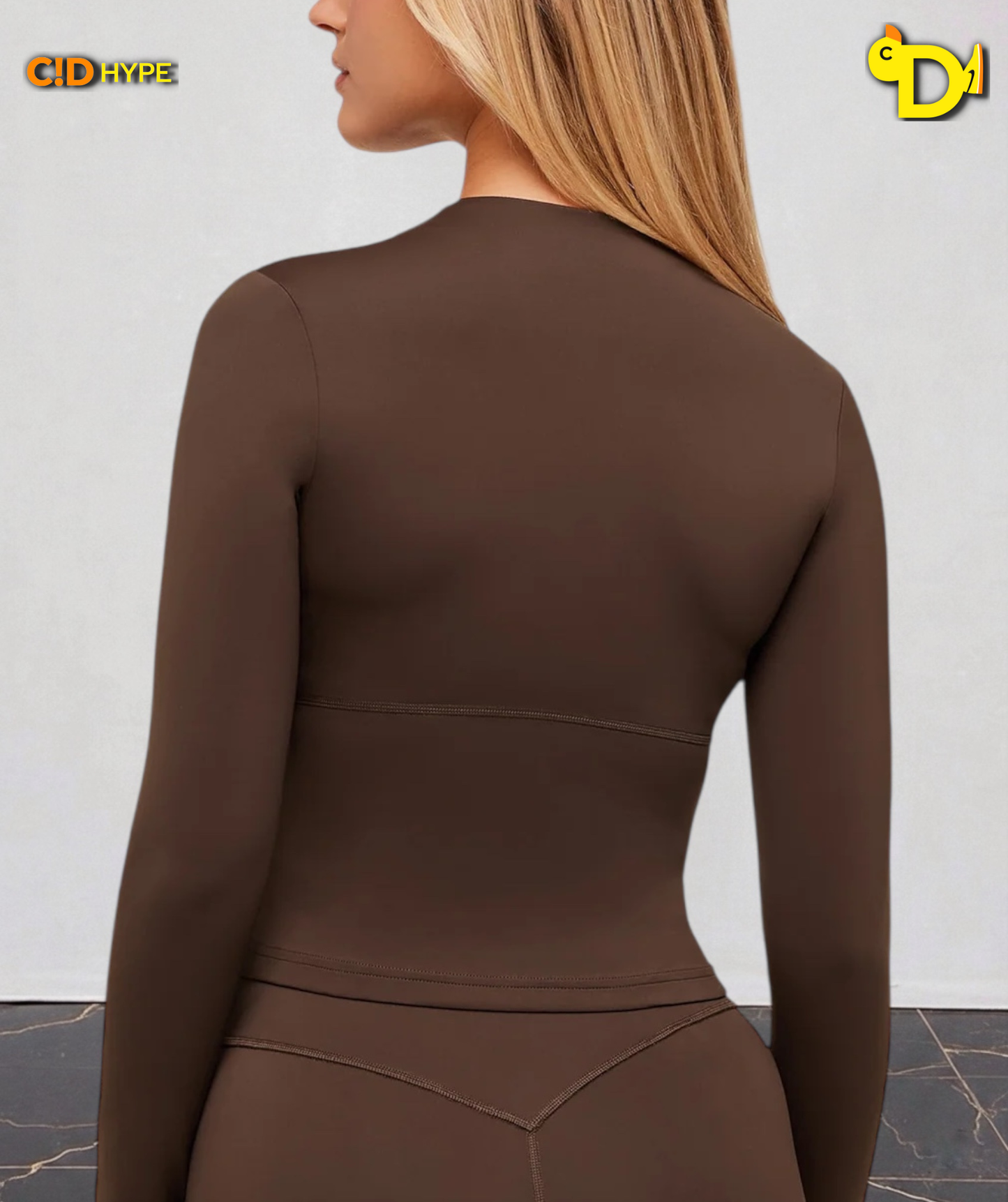 Flow Zip Up Jacket “Archive Brown”