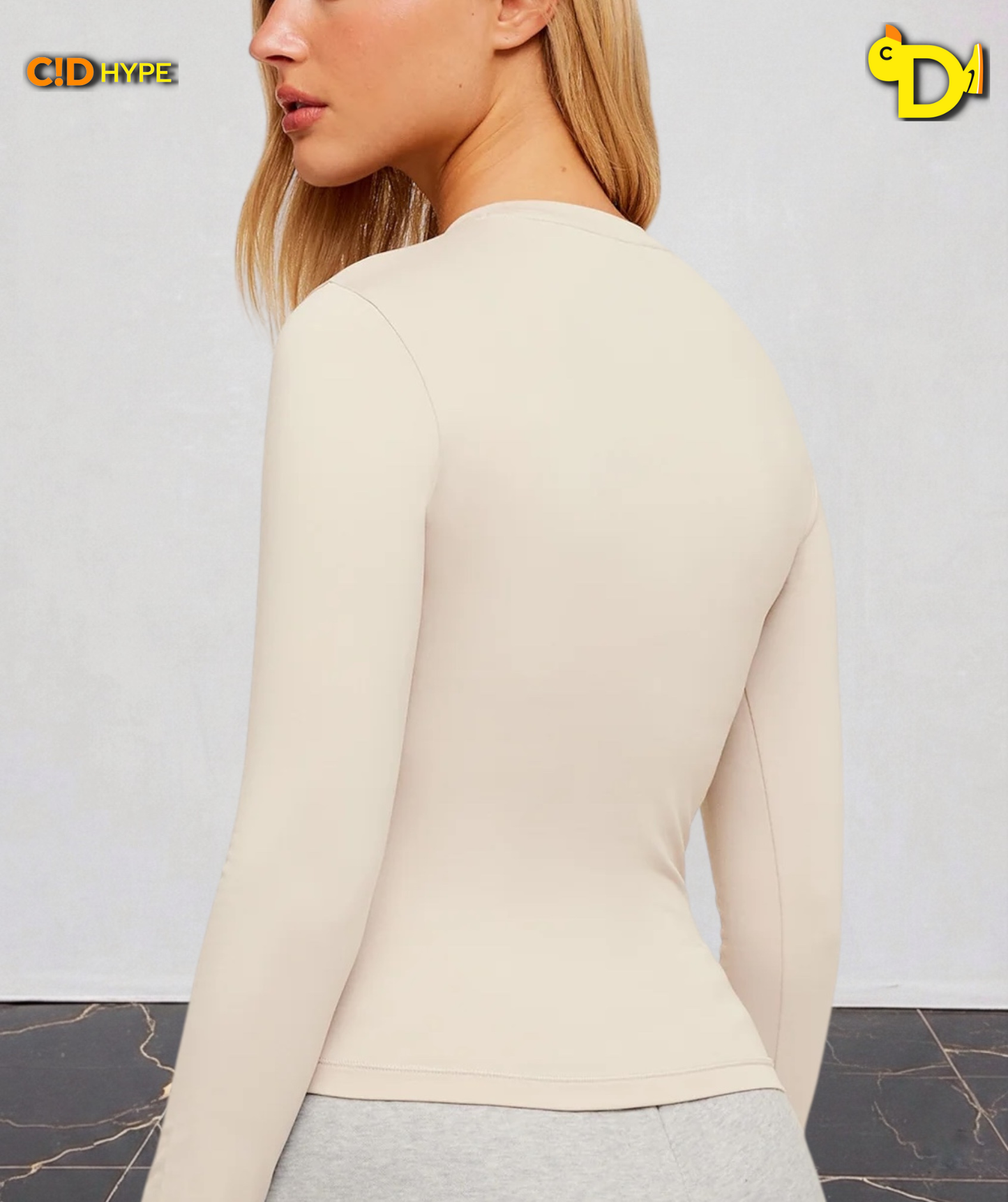 Lifestyle Long Sleeve Top “Pebble Grey”