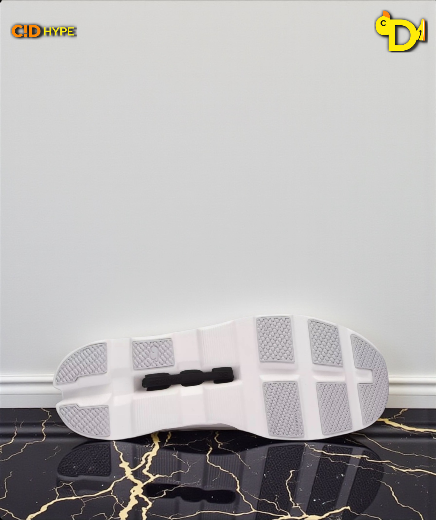 On Cloudmonster 1 "White/White"