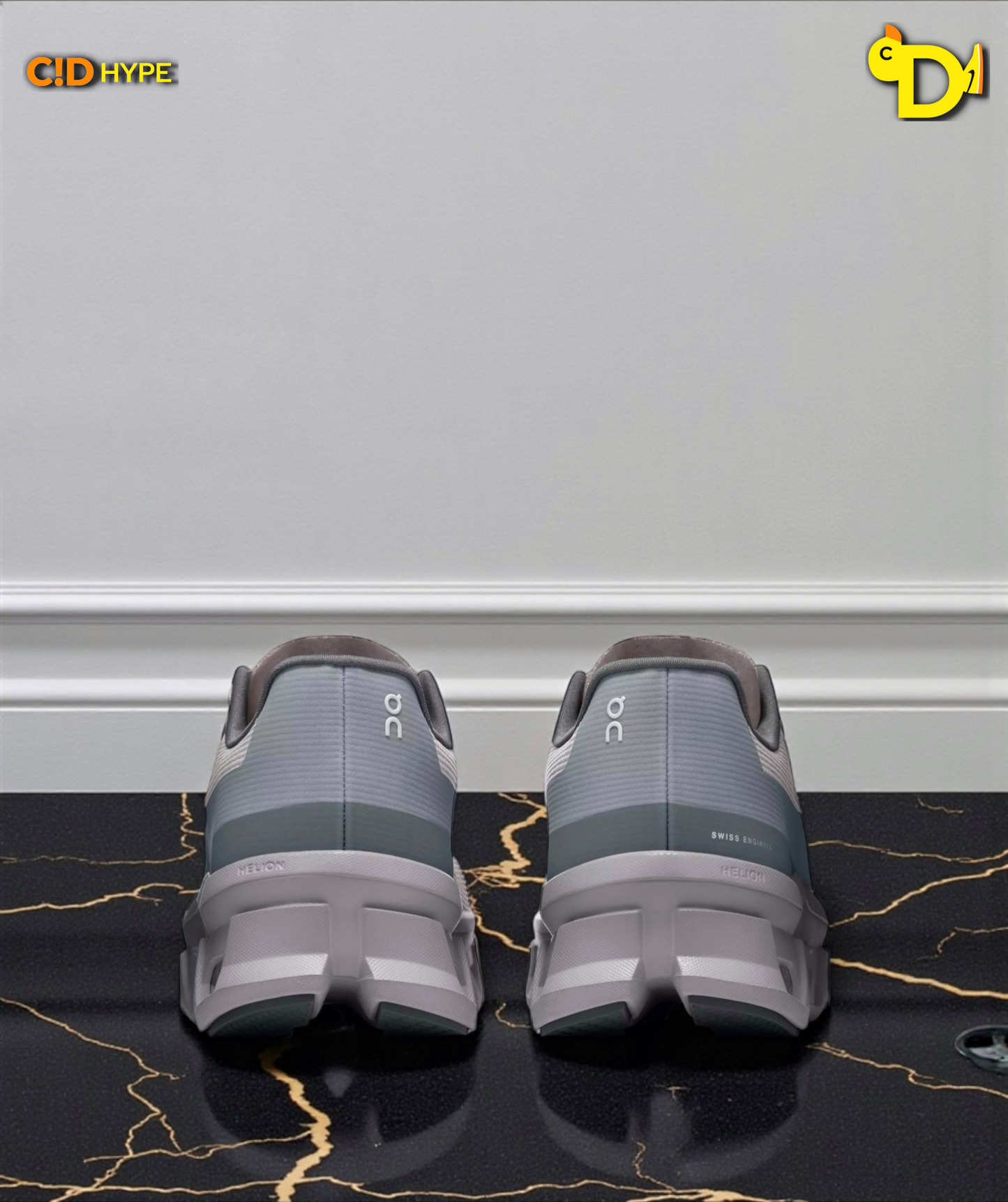 On Cloudmonster Void "Grey/Grey"