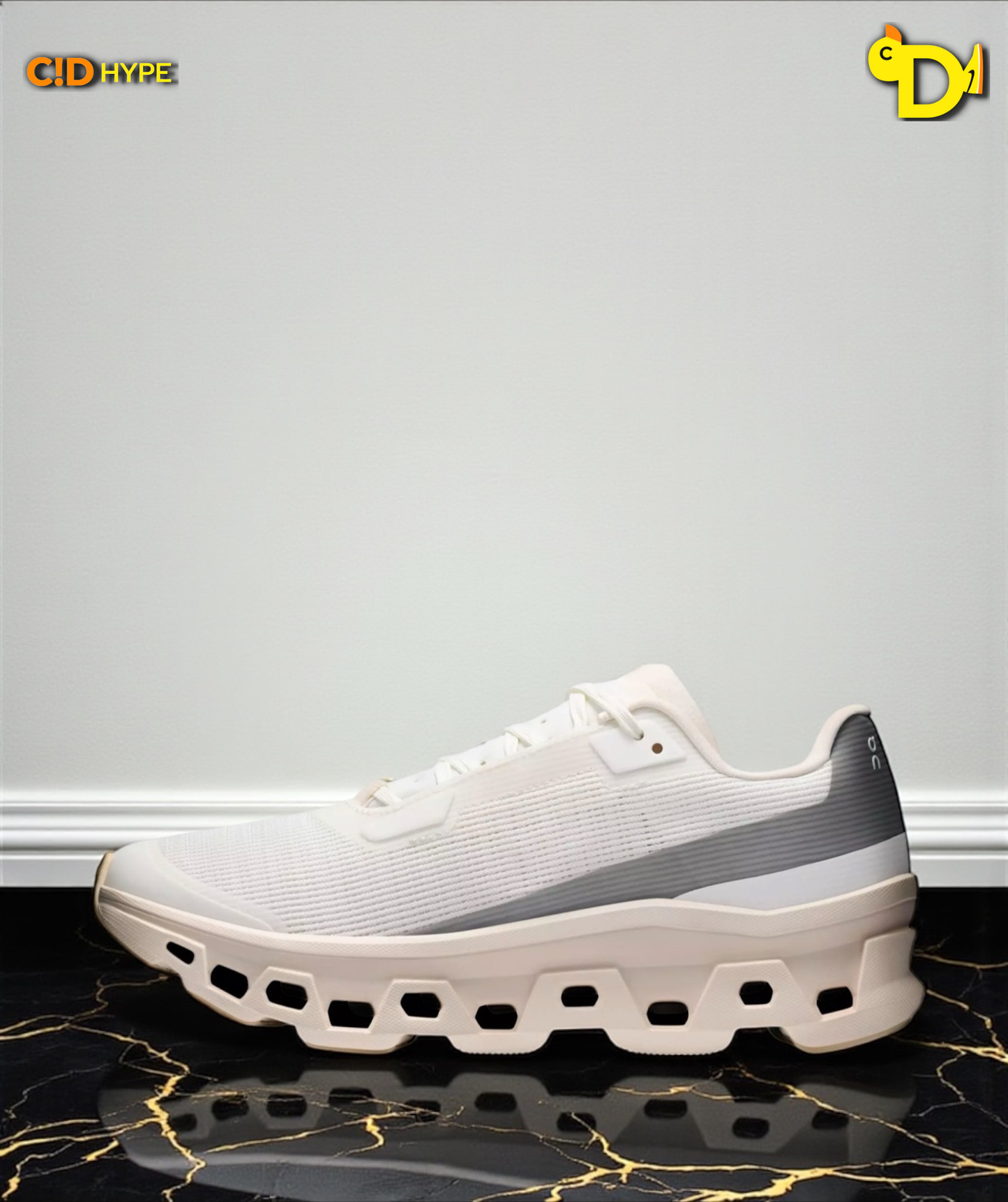 On Cloudmonster Void "Ivory/Seashell"