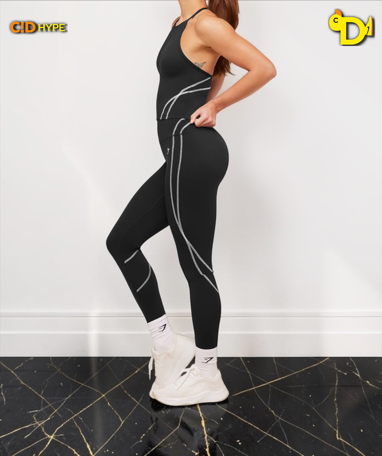Volt Tank Top "Black/White"