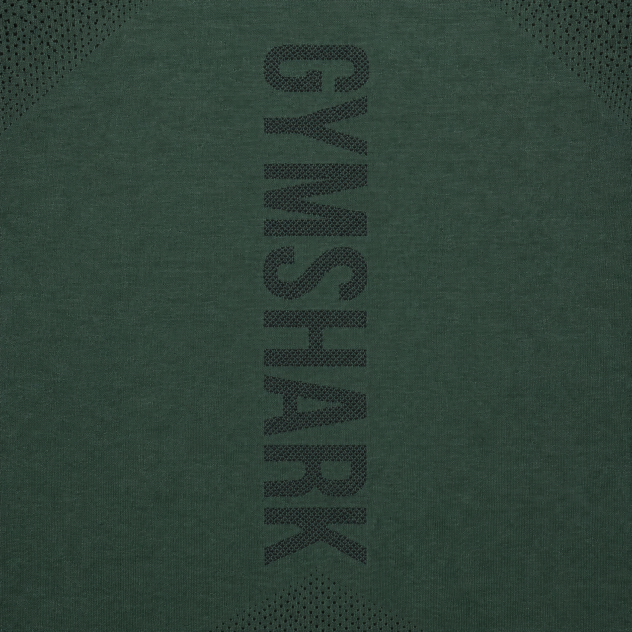 Gymshark Lightweight Seamless T-Shirt Victory Green Marl, detalle de tejido y acabado — Crazy!Duck Hype