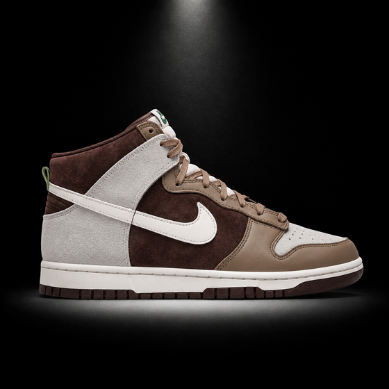 Nike Dunk High "Khak Light Chocolate"
