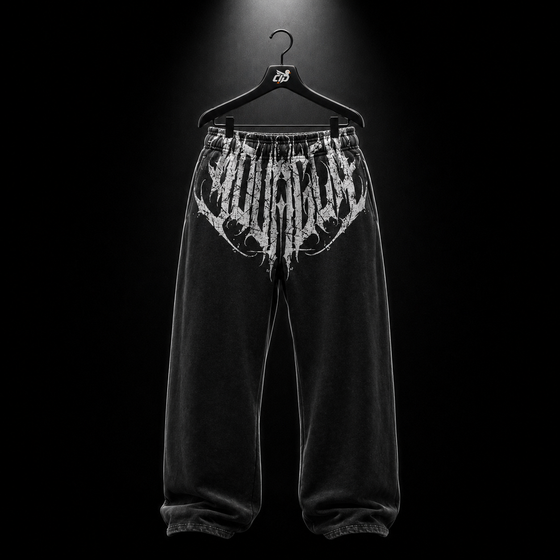 2079 - Dark Wave Joggers - “Black Wash”