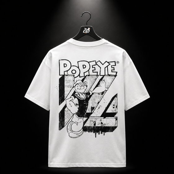 4195 - Popeyes Tees "White"