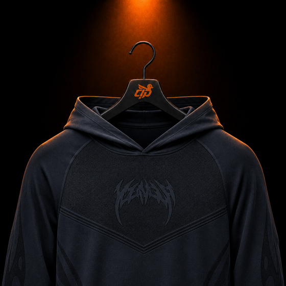 8062 - Warrior Compression Hoodies - Black