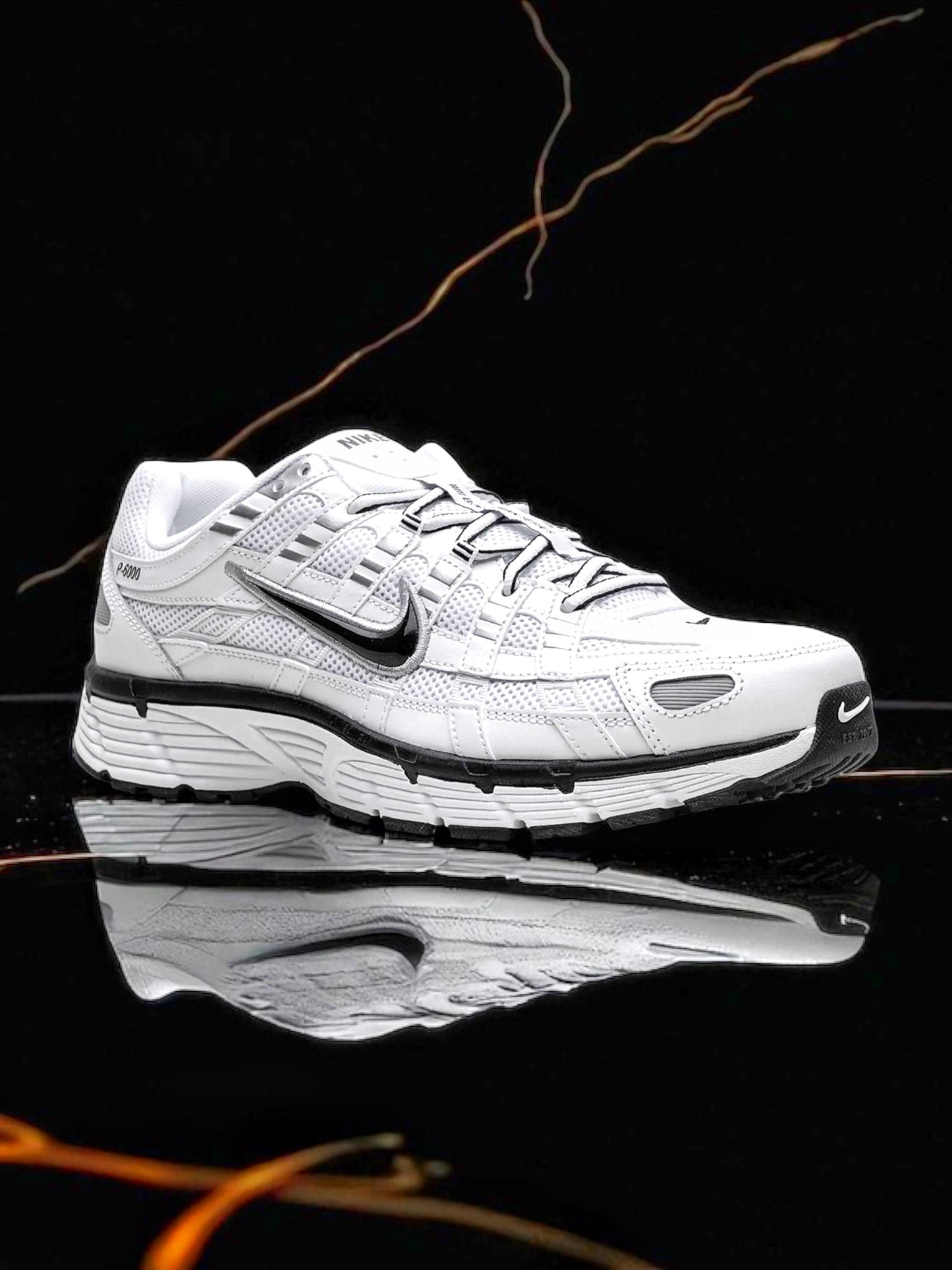 Nike P-6000 "White/Metallic Silver"