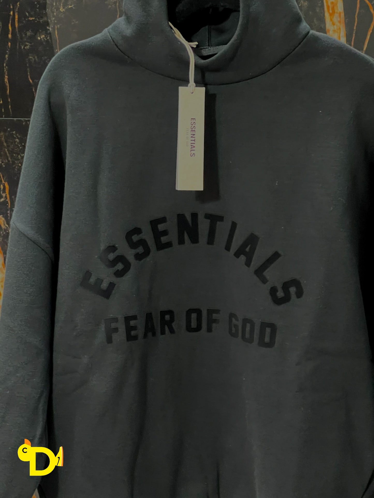 Fear Of God Essentials Hoodie "Jet Black"