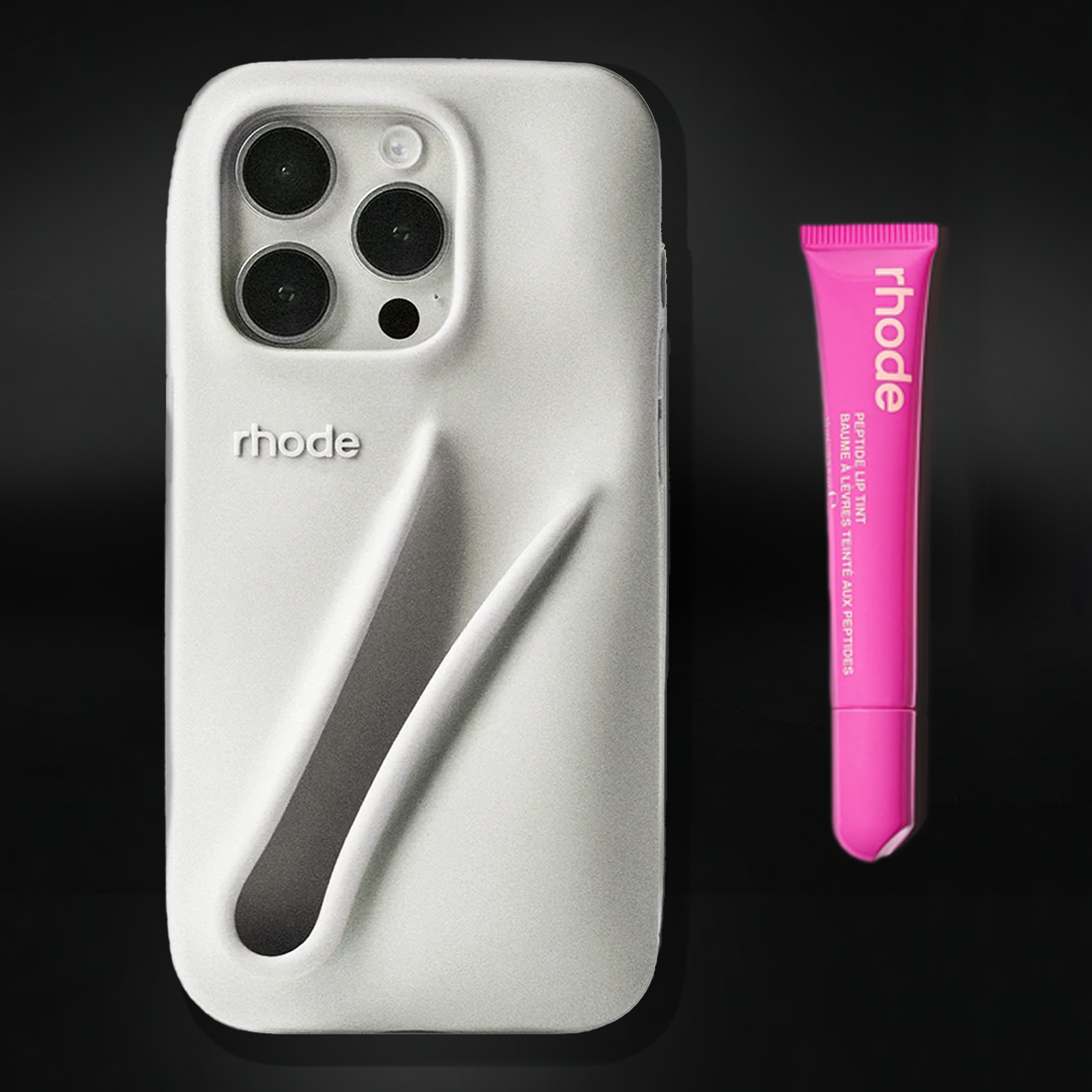 Rhode Lip Case - Greenish Grey (Iphone)