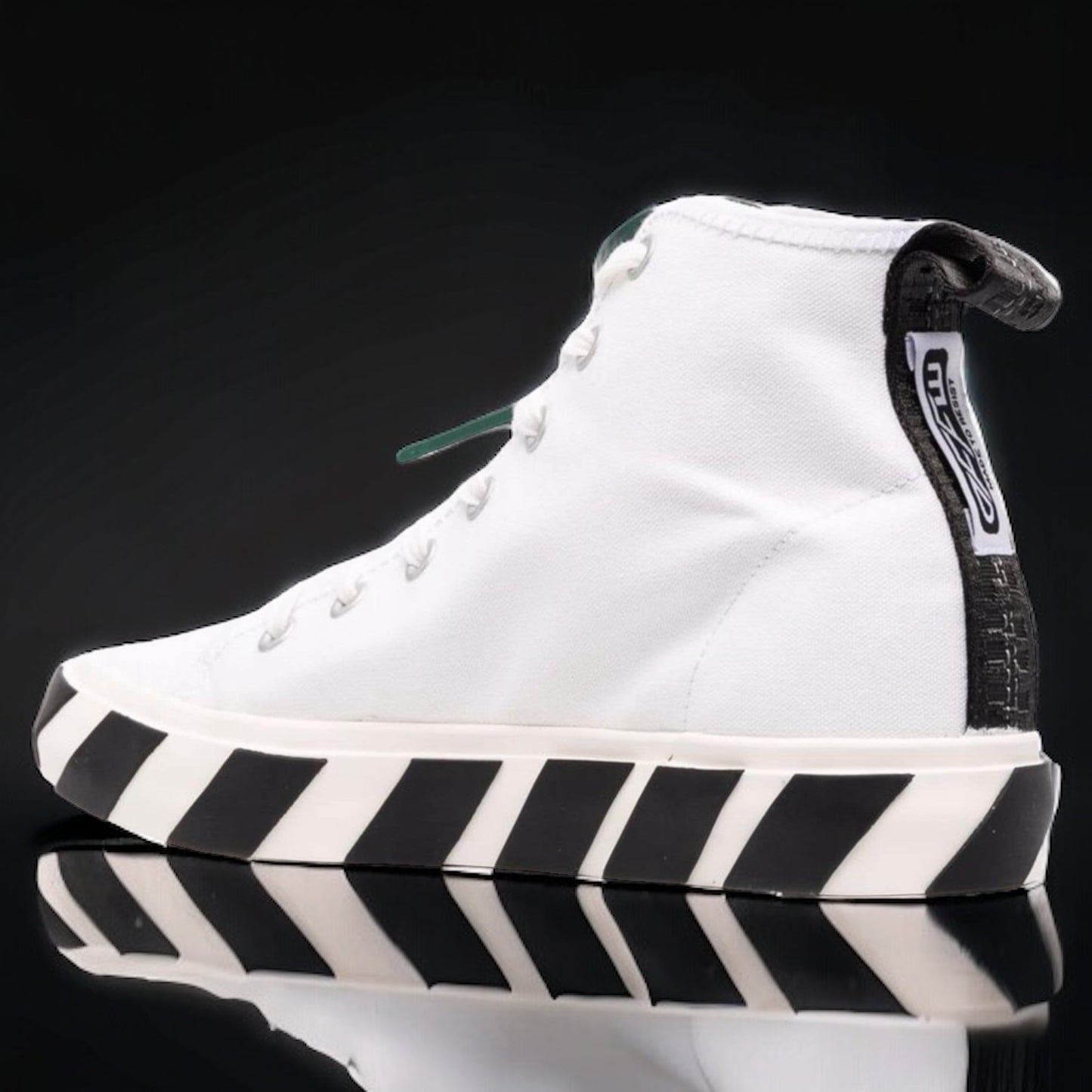 Off-White Mid Vulcanized "White/Black"