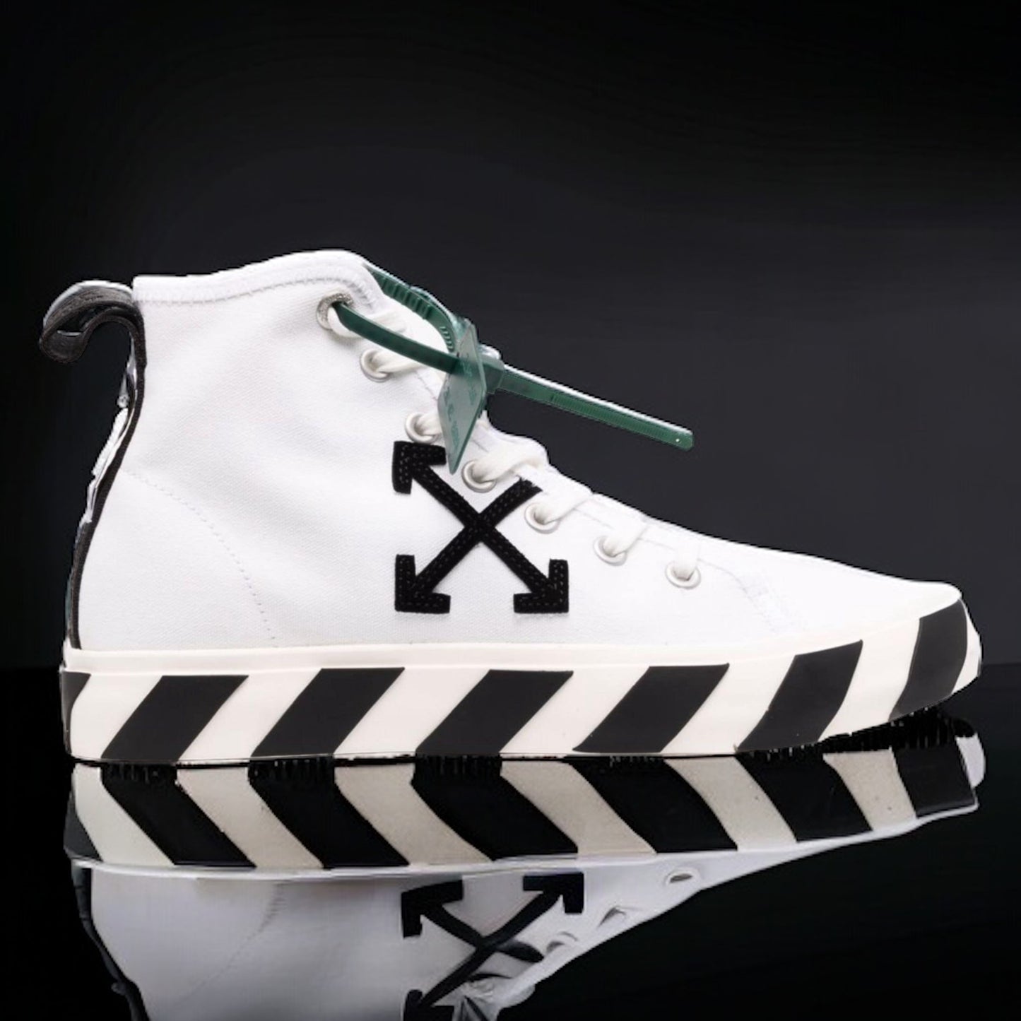 Off-White Mid Vulcanized "White/Black"