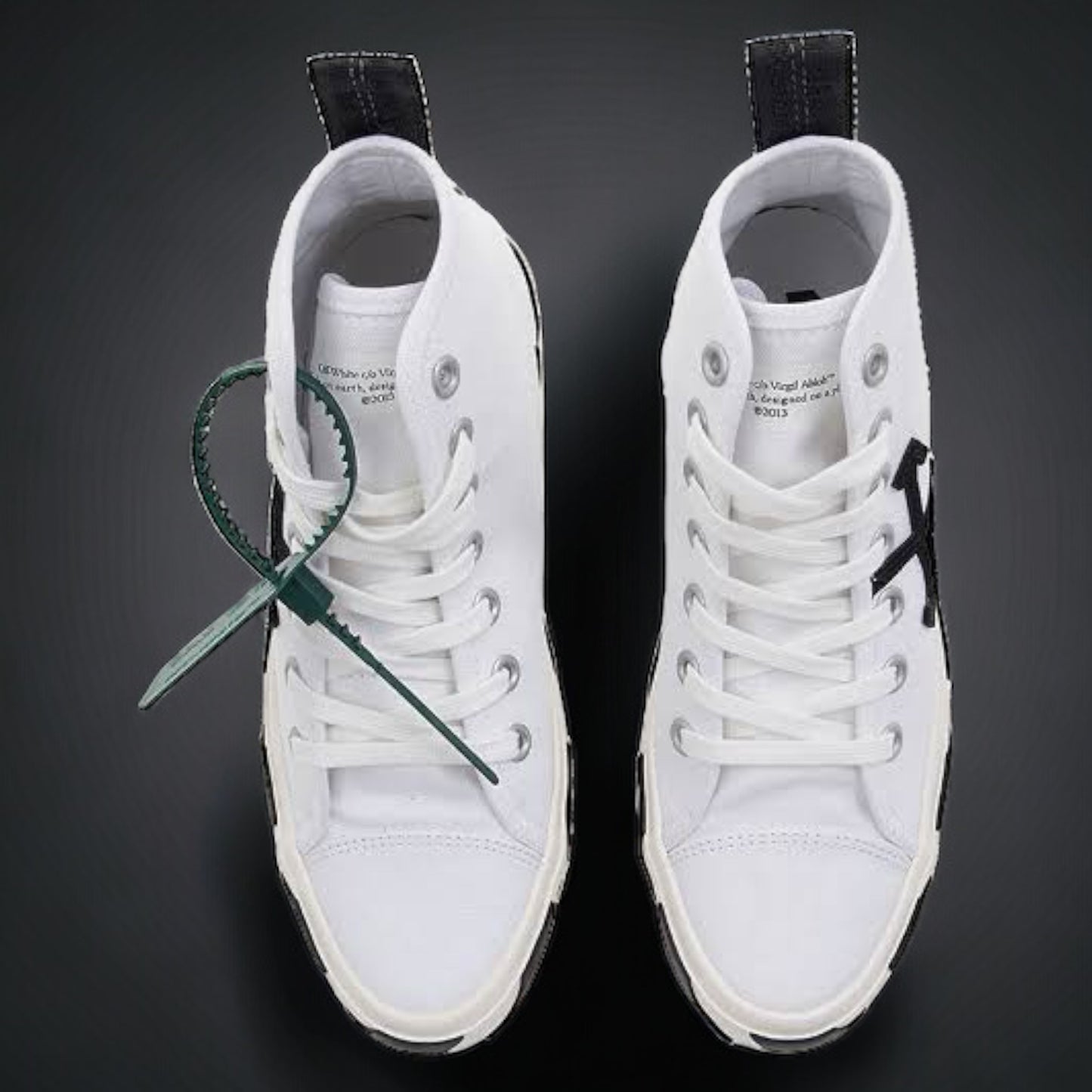 Off-White Mid Vulcanized "White/Black"