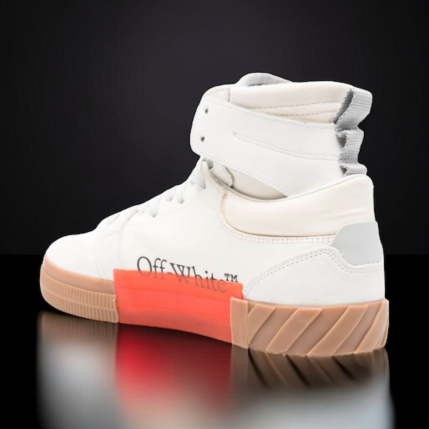 Off-White Floating Arrow High Top Vulcanized "White/Cream"