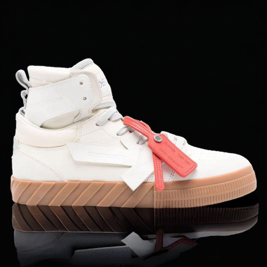 Off-White Floating Arrow High Top Vulcanized "White/Cream"