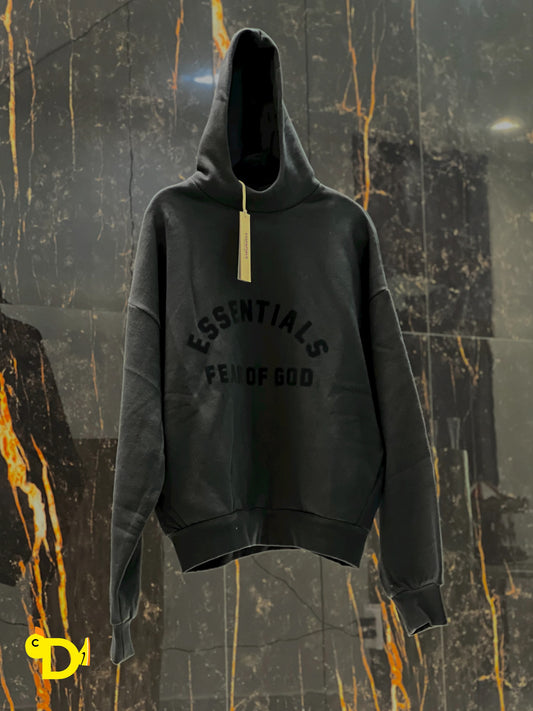 Fear Of God Essentials Hoodie "Jet Black"