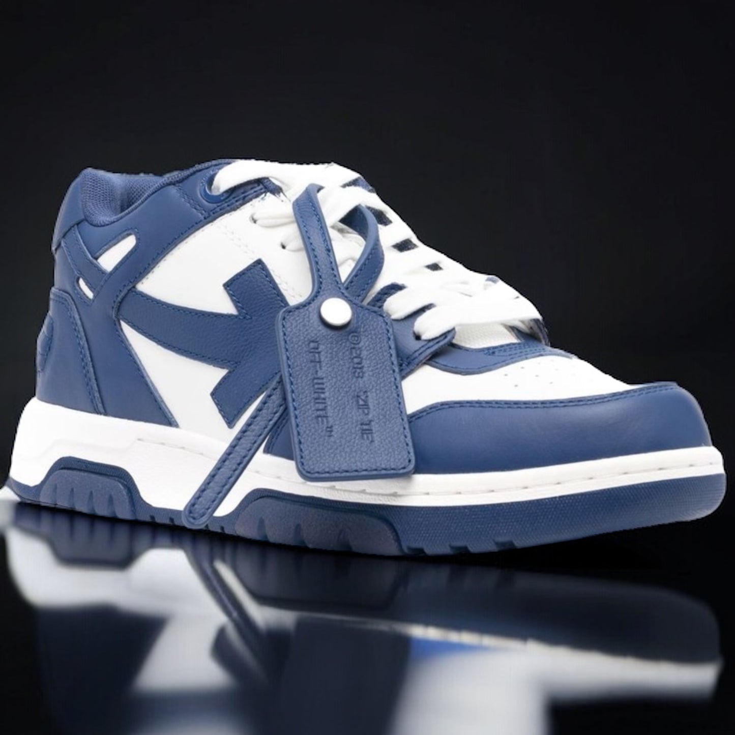 Off-White Out Of Office Low Top "Dark Blue/White"