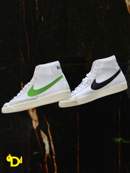 Nike Blazer Mid 77 "Vintage Mismatched Swoosh Cloro Black"