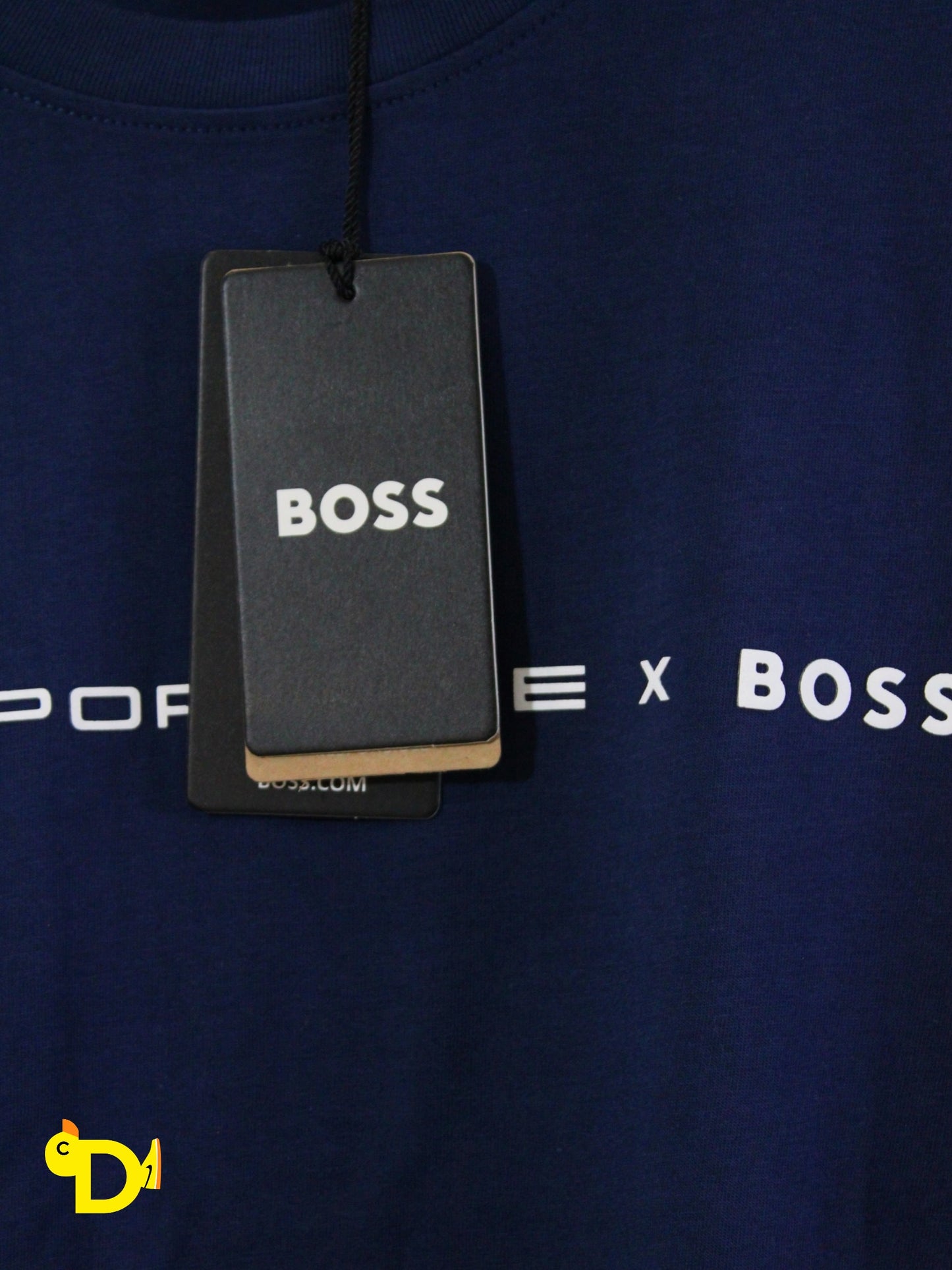 Playera Azul Boss x Porsche