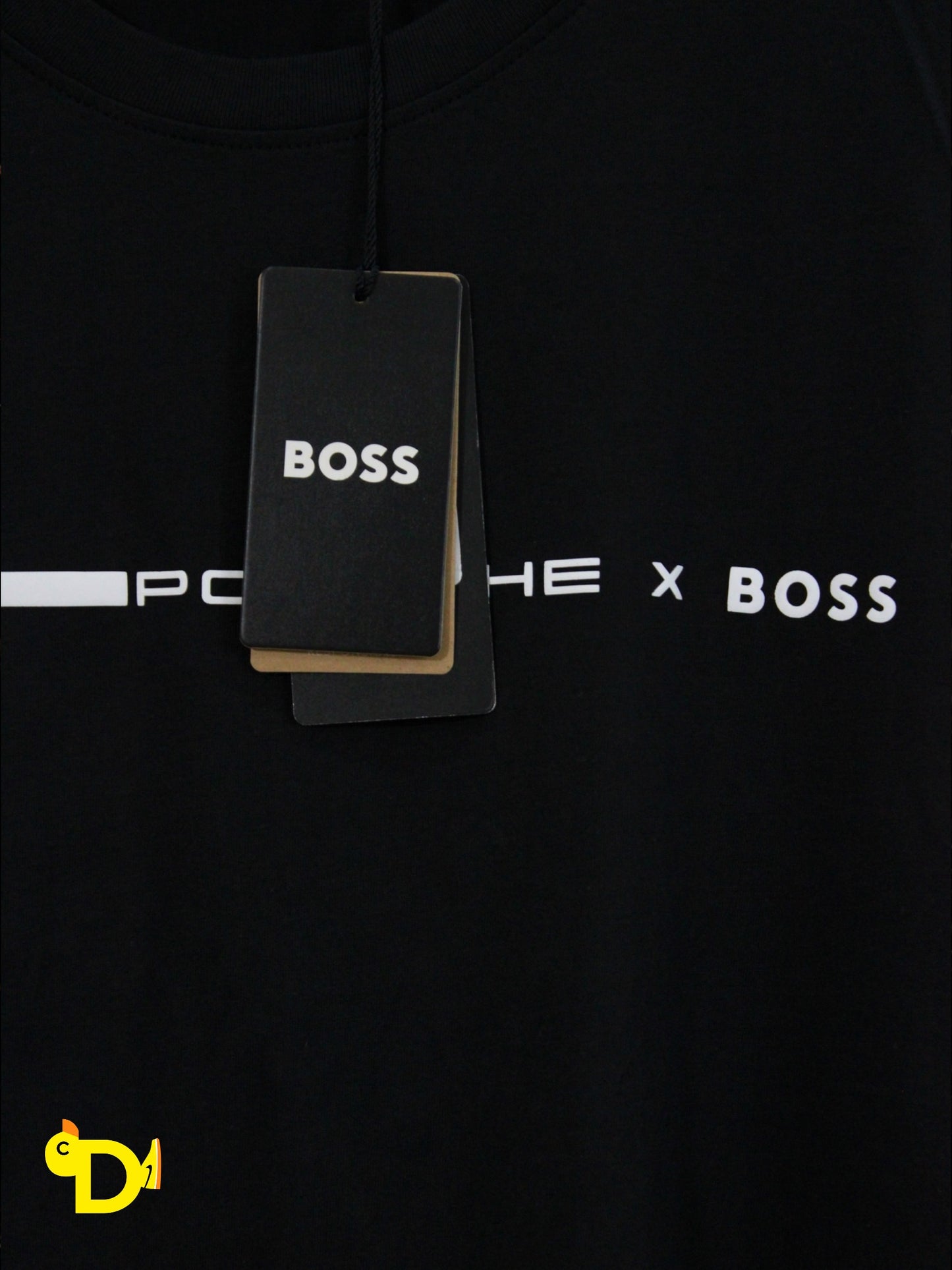 Playera negra Boss x Porsche