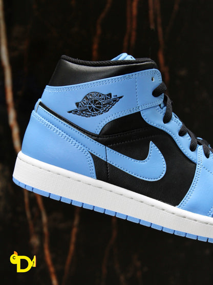 Jordan 1 Mid "University Blue"