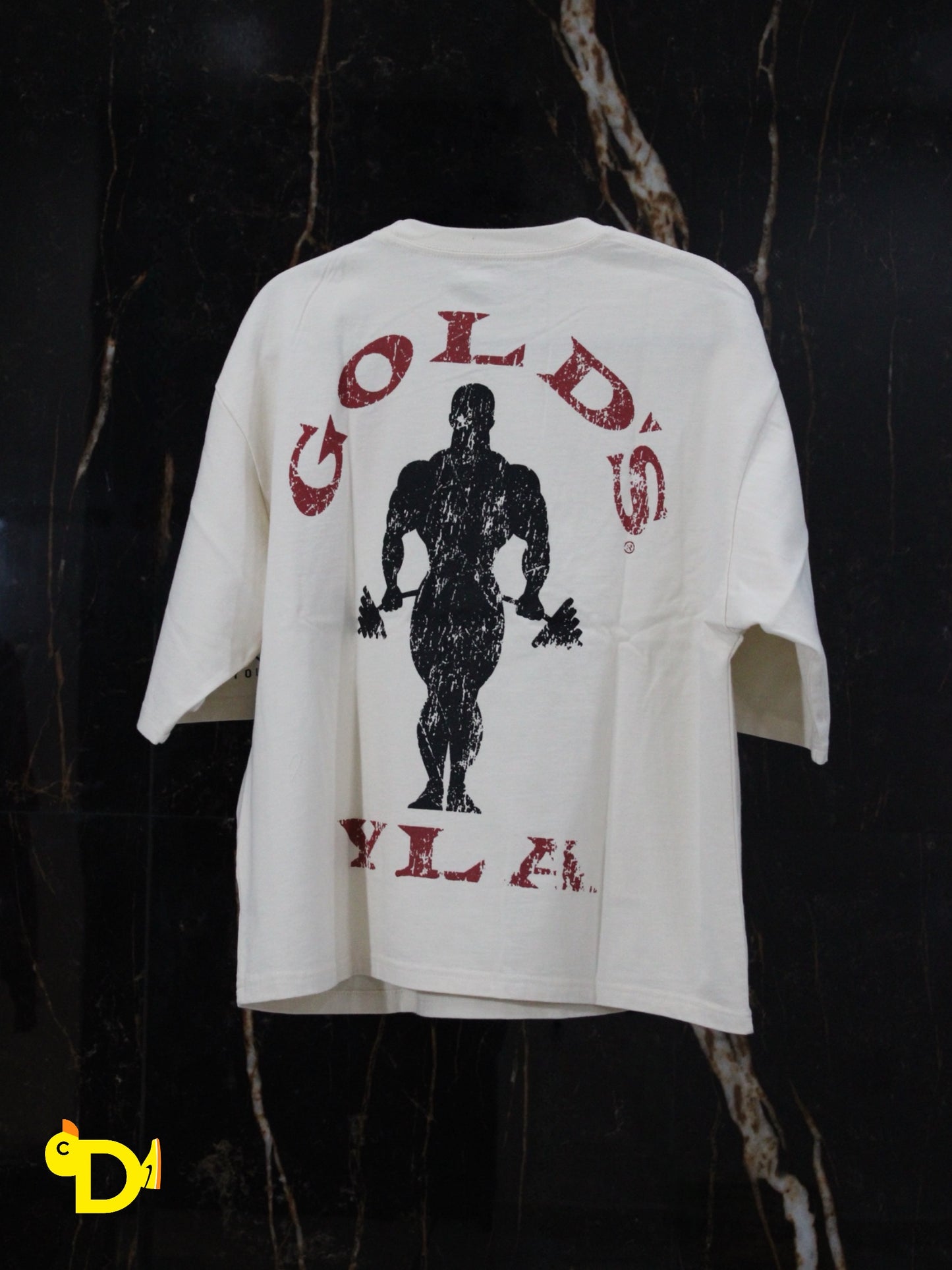 4002 - Golds Gym New Age Tees (Beige)