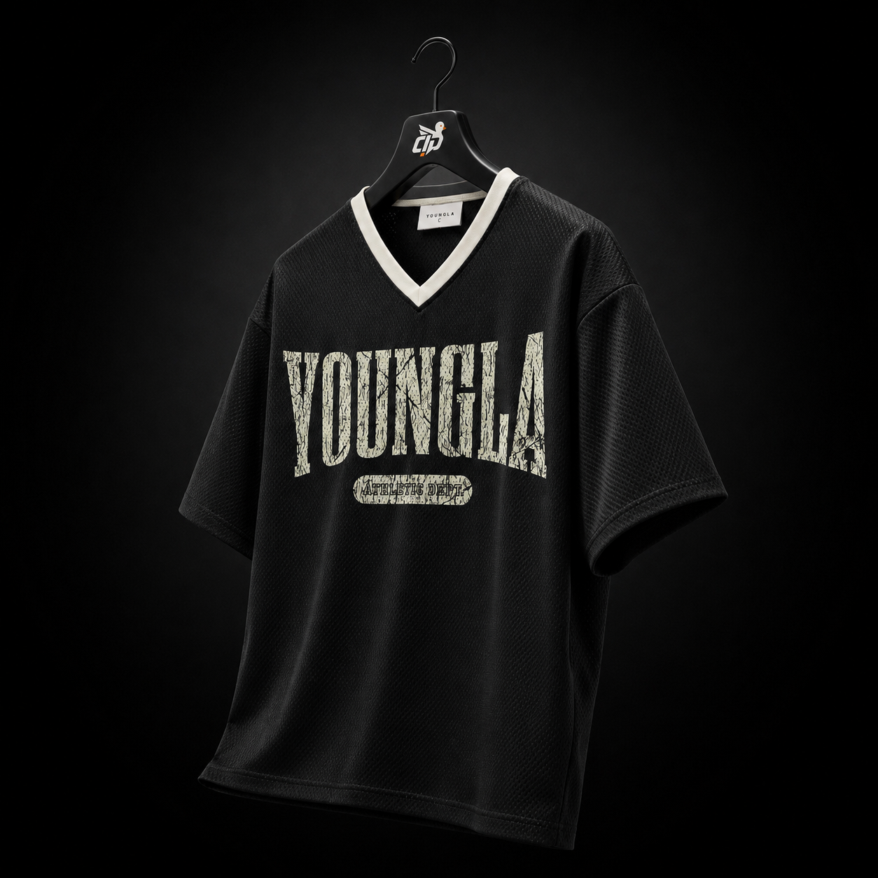 4187 - Varisity Football Cropped Jersey