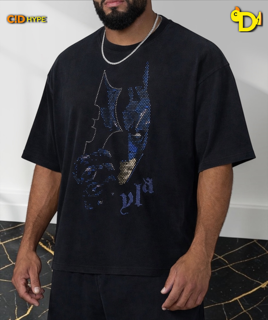 4257 - Batman Rhinestone Tees - BatmanR
