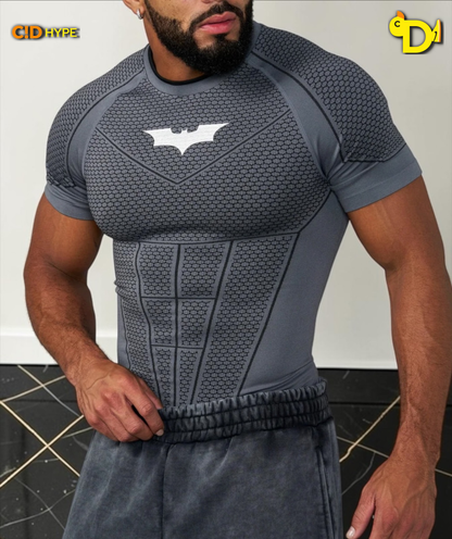 4259 - Batman Compression Tees - Grey
