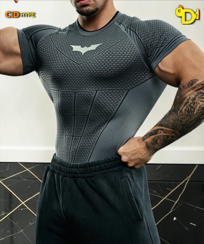 4259 - Batman Compression Tees - Grey