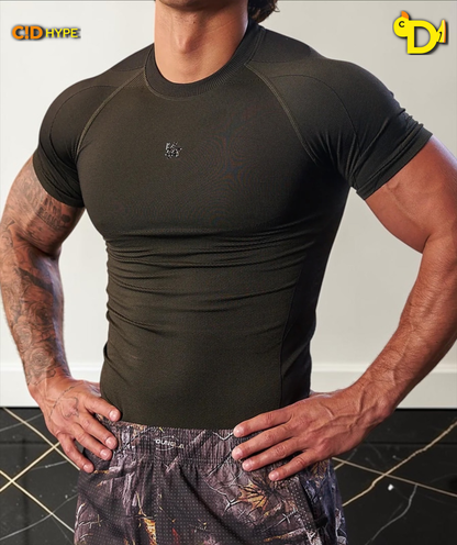 4339 - Forme Compression Tees - Olive