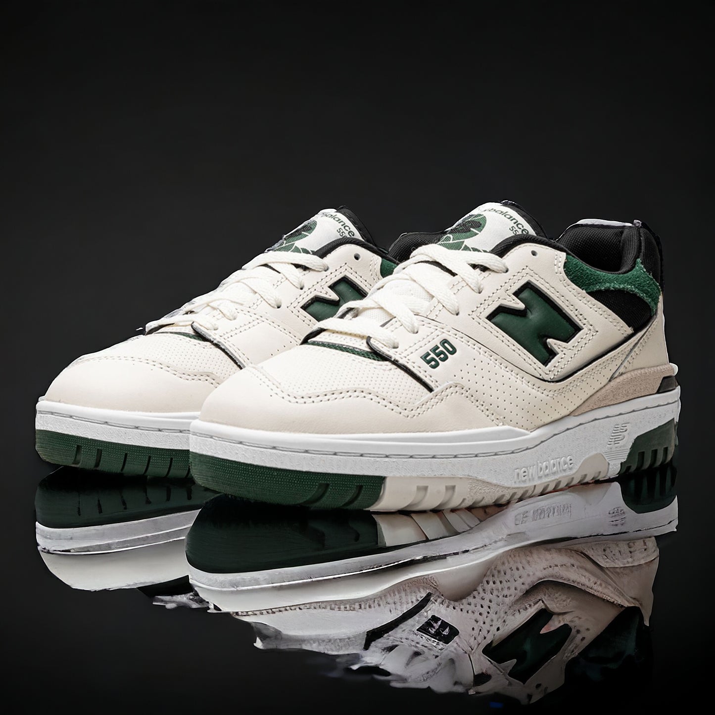 New Balance 550 "Sea Salt Pine Green"