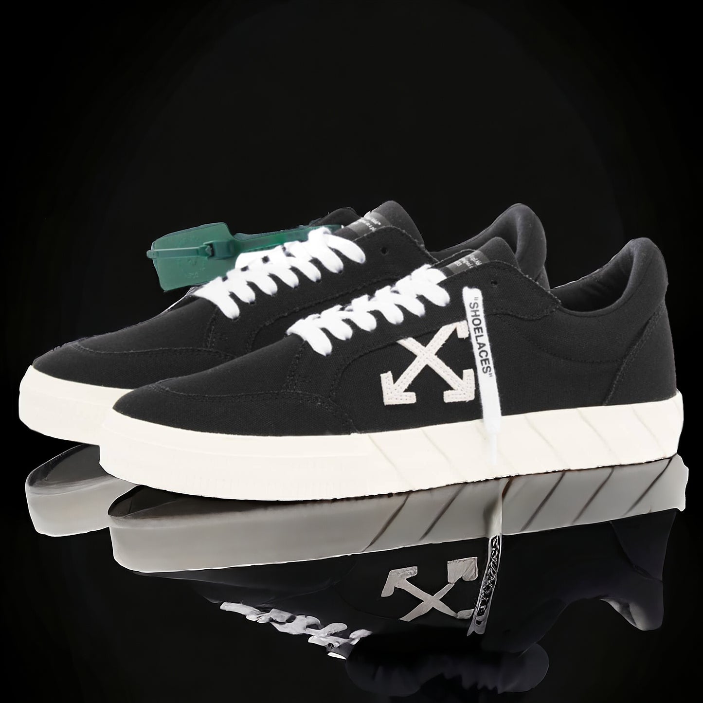 Off-White Low Vulcanized "Black/White/White"