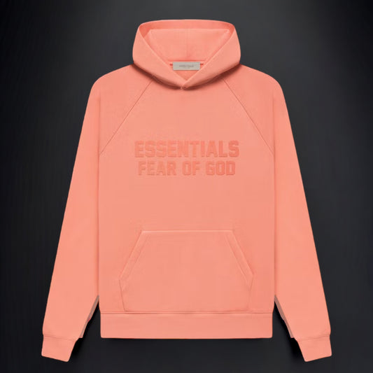 Fear Of God Essentials Hoodie "Coral"