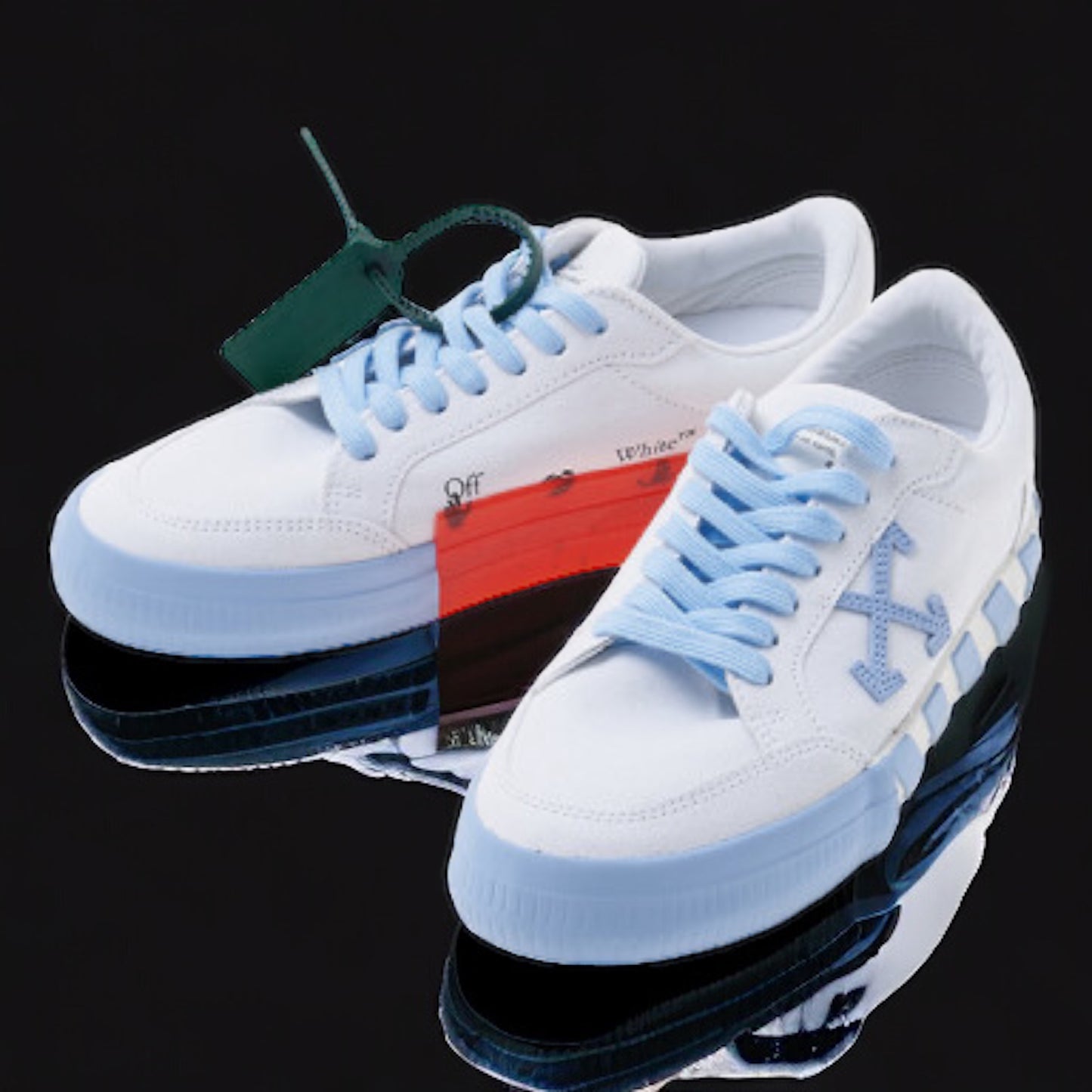 Off-White Low Vulcanized "White/Light Blue"