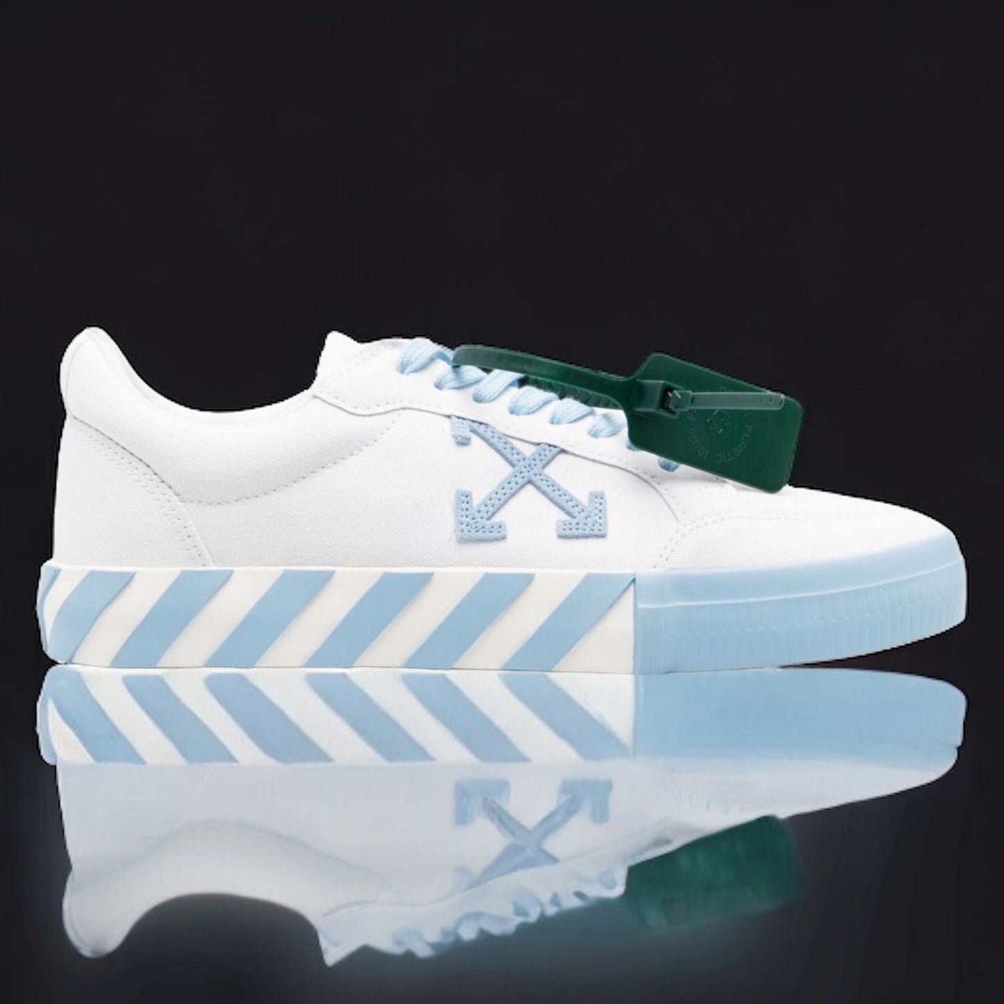 Off-White Low Vulcanized "White/Light Blue"