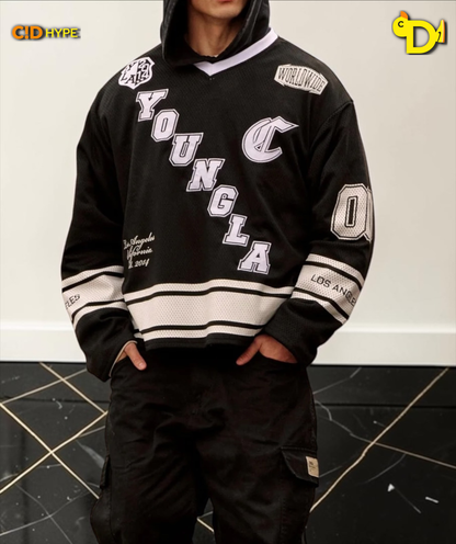 8056 - Southside Hockey Jersey - Black