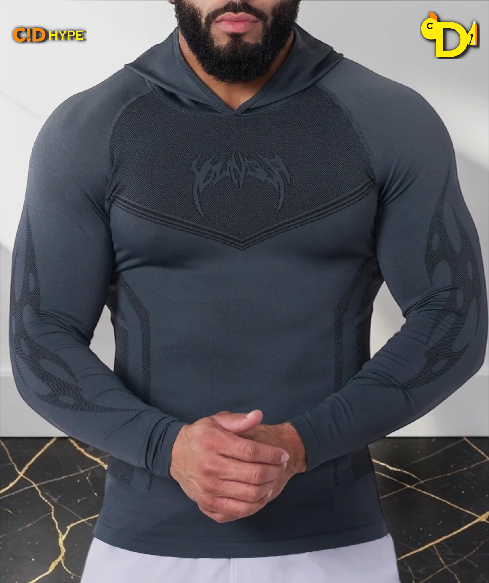 8062 - Warrior Compression Hoodies - Deep Teal