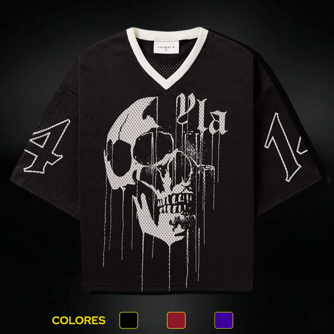 4015 - Drippy Skull Jersey