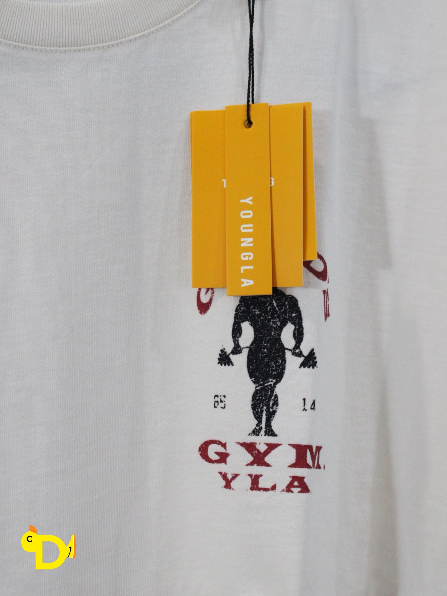 4002 - Golds Gym New Age Tees (Beige)
