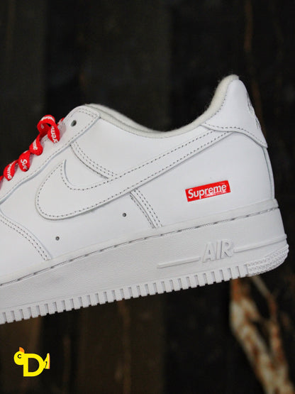 Nike Air Force 1 x Supreme "White/White"