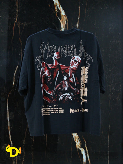 4186 - AOT x YLA Cropped Tees - Defense of Trost