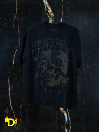 4116 - Floral Skull Tees