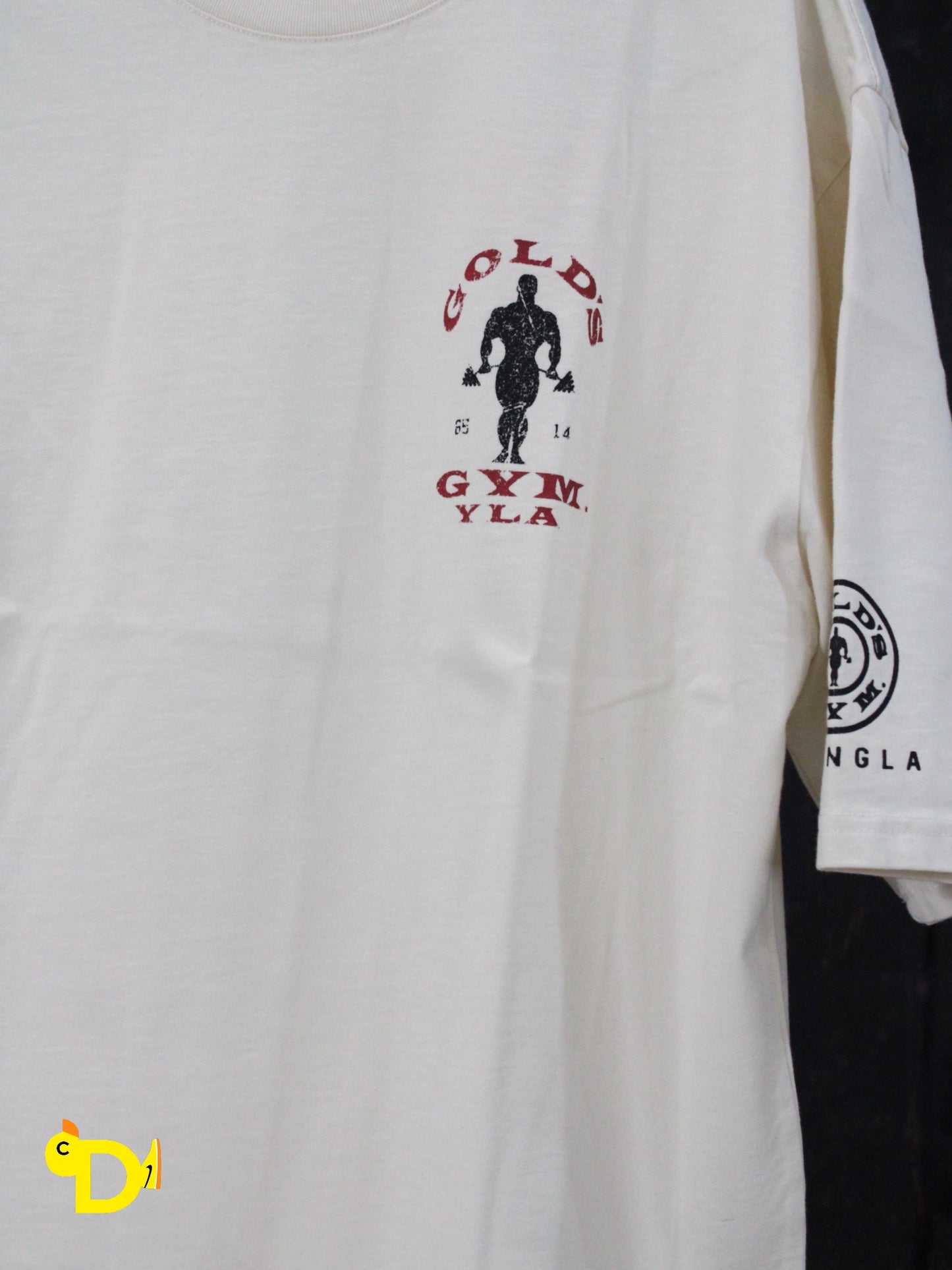 4002 - Golds Gym New Age Tees (Beige)