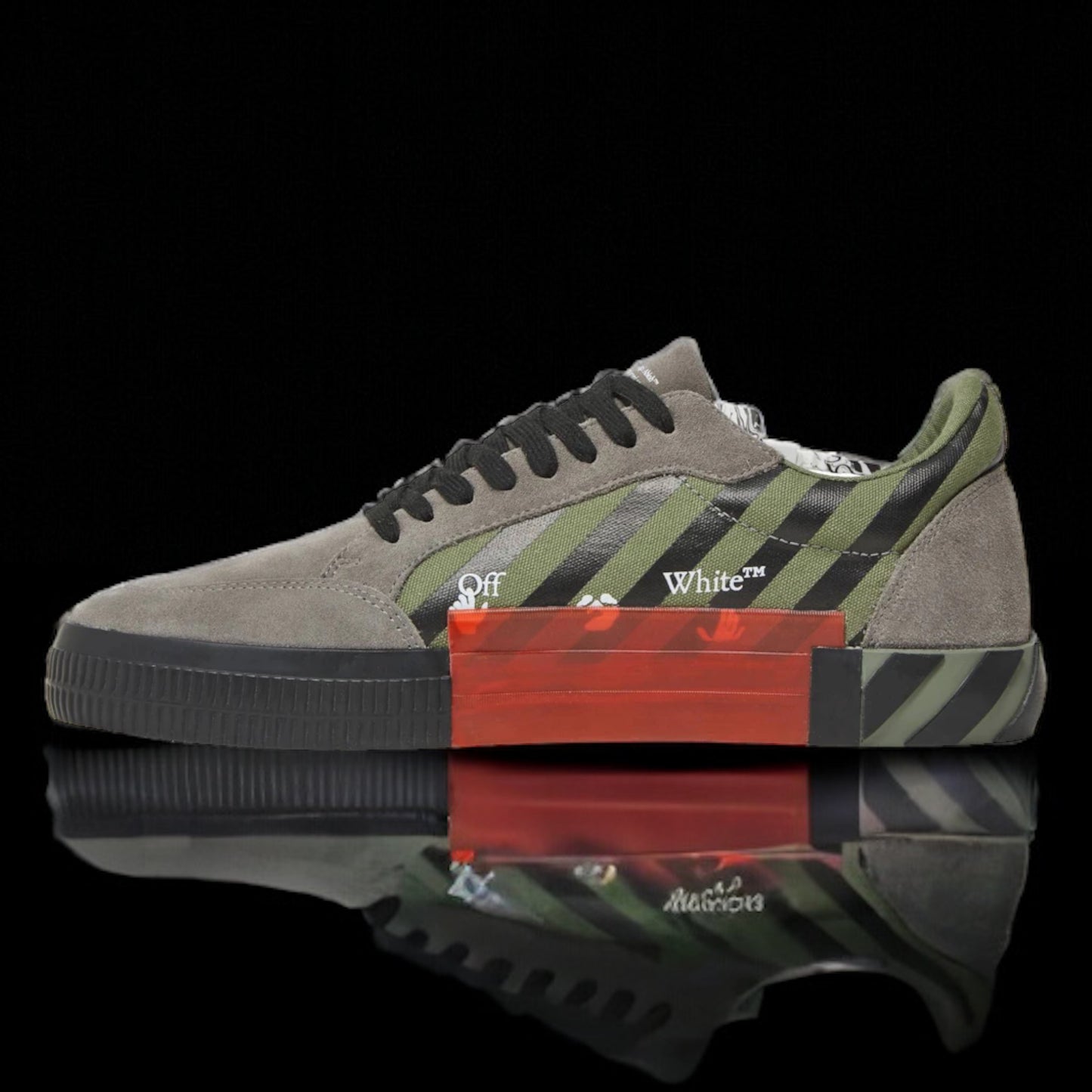 Off-White Low Vulcanized "Khaki Red"